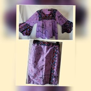 Ankara Top and Skirt